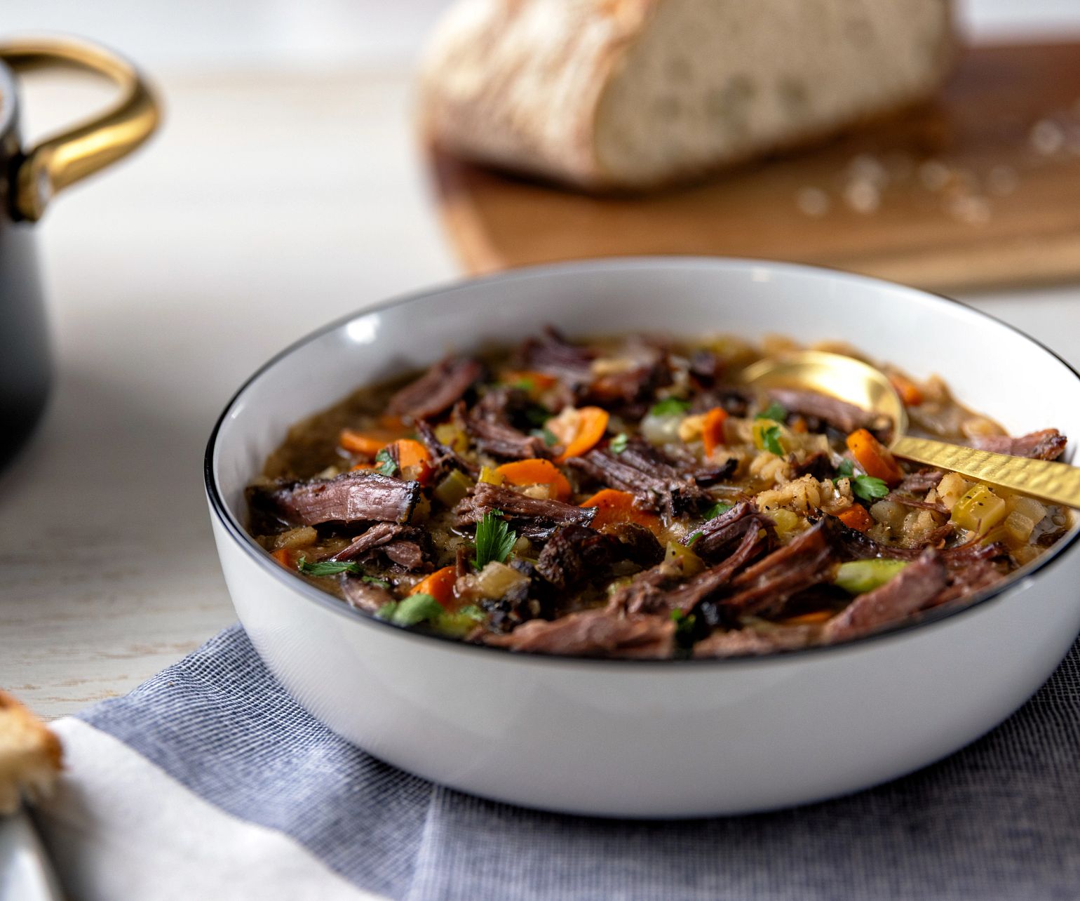 Classic Beef and Barley Soup